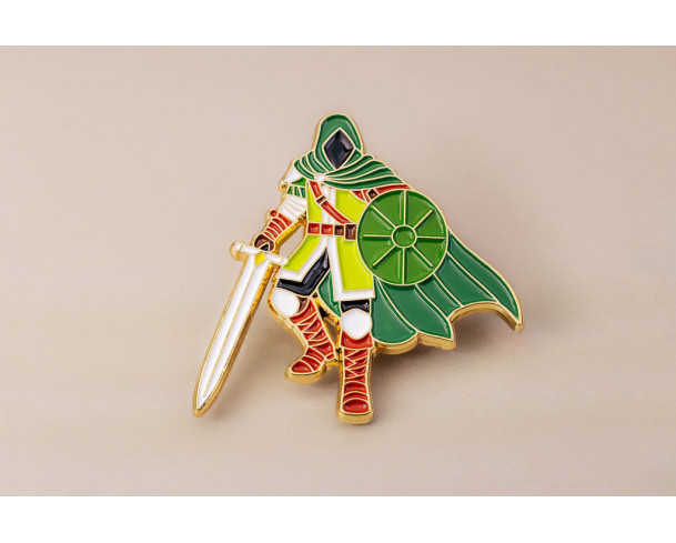 Pin’s guerrier médiéval gaming – Impact Émotion