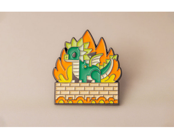 Pin’s dragon pixelisé gaming – Impact Émotion