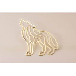 Pin’s loup dorée – Impact Émotion