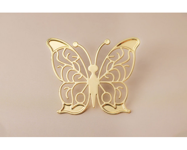Pin’s papillon doré – Impact Émotion