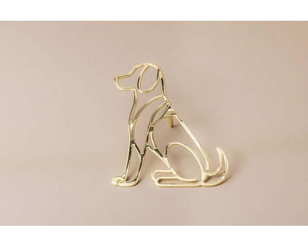 Pin’s chien doré – Impact Émotion