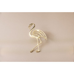 Pin’s flamant doré – Impact Émotion