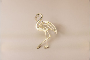 Pin’s flamant doré – Impact Émotion