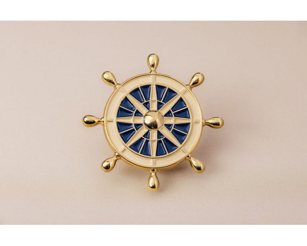 Pin’s gouvernail doré – Impact Émotion