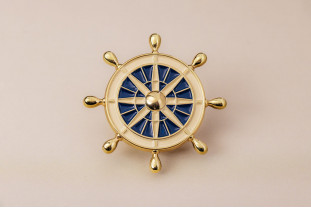 Pin’s gouvernail doré – Impact Émotion