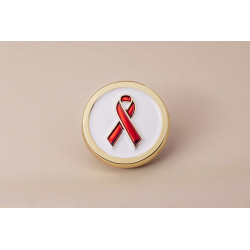 Pin’s ruban rouge – Impact Émotion