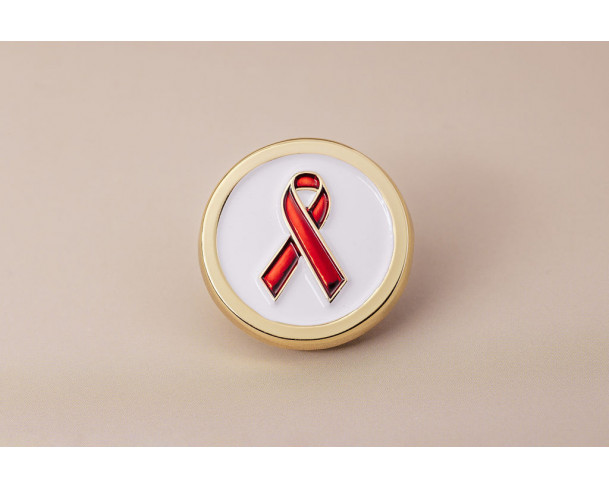 Pin’s ruban rouge – Impact Émotion