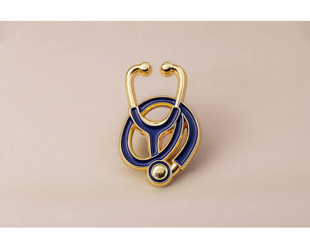 Pin’s stéthoscope – Impact Émotion