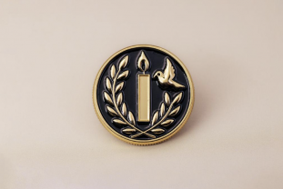 Pin’s en métal doré – Impact Émotion