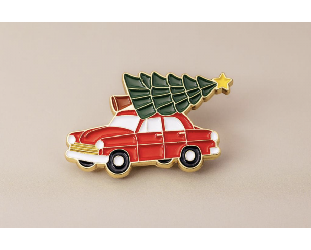 Pin’s voiture de Noël – Impact Émotion