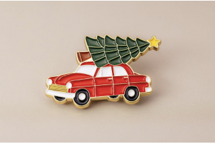 Pin’s voiture de Noël – Impact Émotion