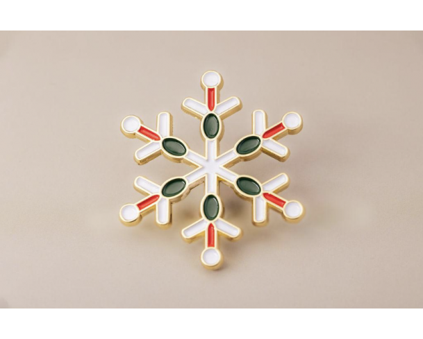 Pin’s flocon de neige – Impact Émotion