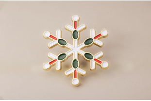 Pin’s flocon de neige – Impact Émotion
