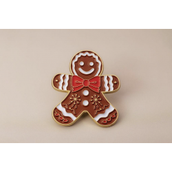 Pin’s bonhomme pain d’épices – Impact Émotion