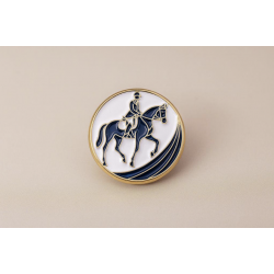 Pin’s équestre doré – Impact Émotion