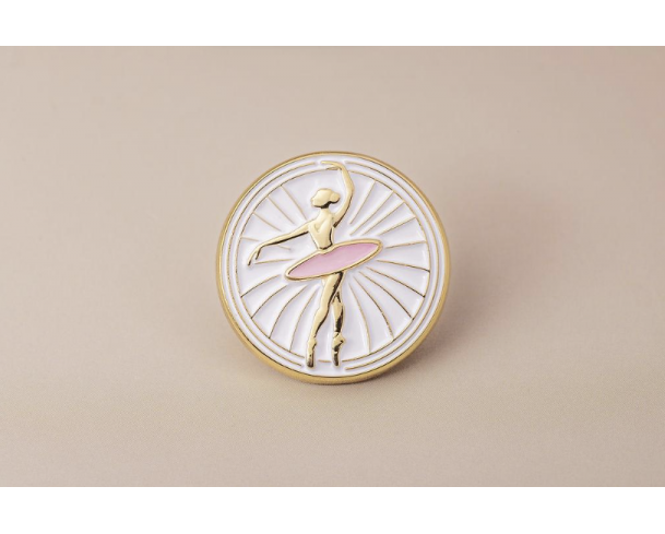 Pin’s danseuse dorée – Impact Émotion
