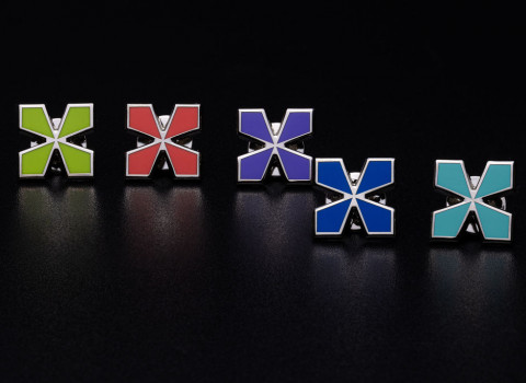 Pin's prestige pour identifier le personnel d'une société