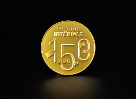 Médaille de finition 3D, or mat