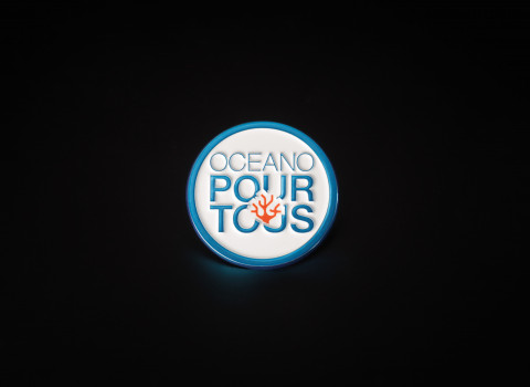 Finition de plaquage bleu métallisé
