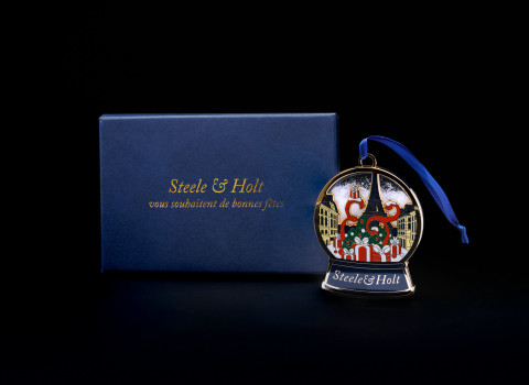 Pampille neigeuse exclusive intégrée en étui cartonné