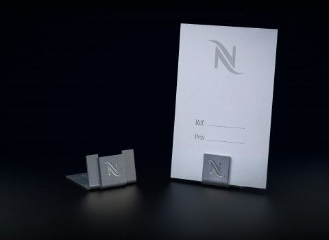 Support pour carte réalisé en inox