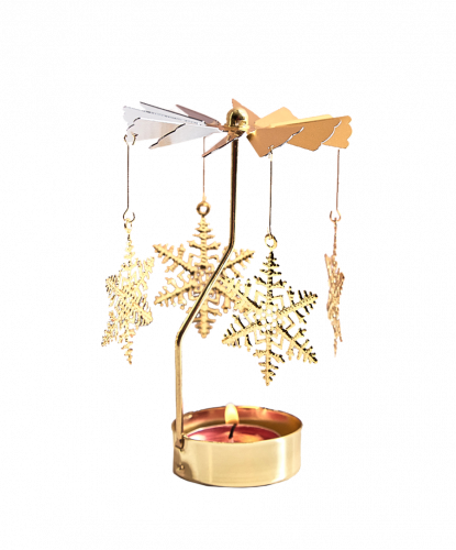 Photophore bougie, bougeoir carrousel rotatif