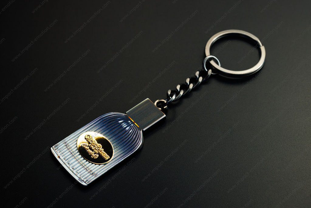 Porte-clés terrain de foot publicitaire - Porte-clé métal logoté